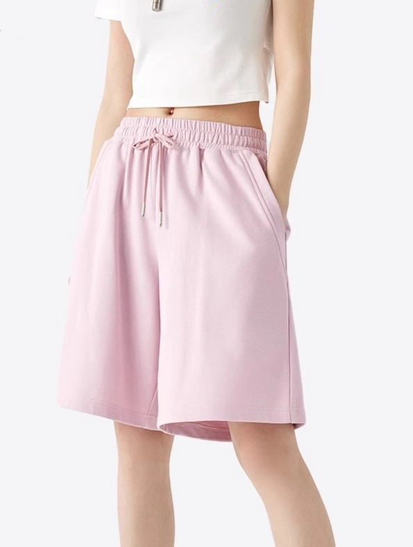 Pink Casual Cotton Shorts | Seungmin - Stray Kids - Fashion