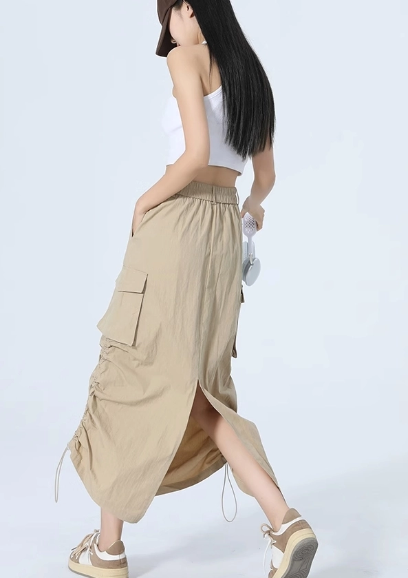 NMIXX ソリュン/KISS OF LIFE Julie着用/Side Big Cargo Pants ☆NMIXX ソリュン 着用！！【DAUSPICE】Cotton Cargo Pants
