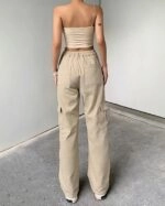 Beige Cargo Jeans | Karina - Aespa - Fashion Chingu