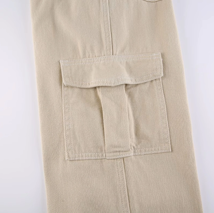 Beige Cargo Jeans | Karina - Aespa - Fashion Chingu