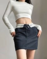 Black-Inverted-Waist-Flap-Mini