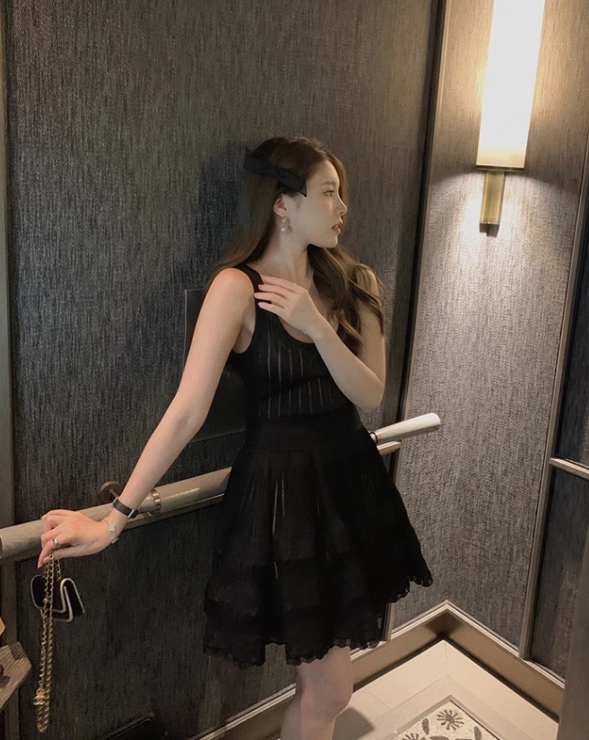 Black See-Through Stripes Dress | Rose - BlackPink - Fashion