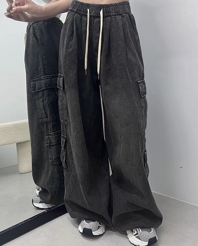 [ LMC ]★25SS★韓国人気★WIDE CARGO PANTS WIDE CARGO PANTS dark green - LMC | 엘엠씨