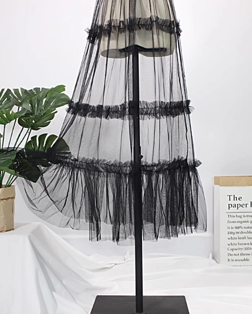 typeservice☆TWICEジヒョ着用Dotted Lace Layered Wrap Skirt Dawning Lace Billow Skirt Sunset Online | Zimmermann