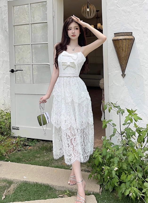 ワンピース Lumignon Bijou collar lace tiered dress Zoki Japan Sweet Sailor Collar Black Dress Women 4Xl
