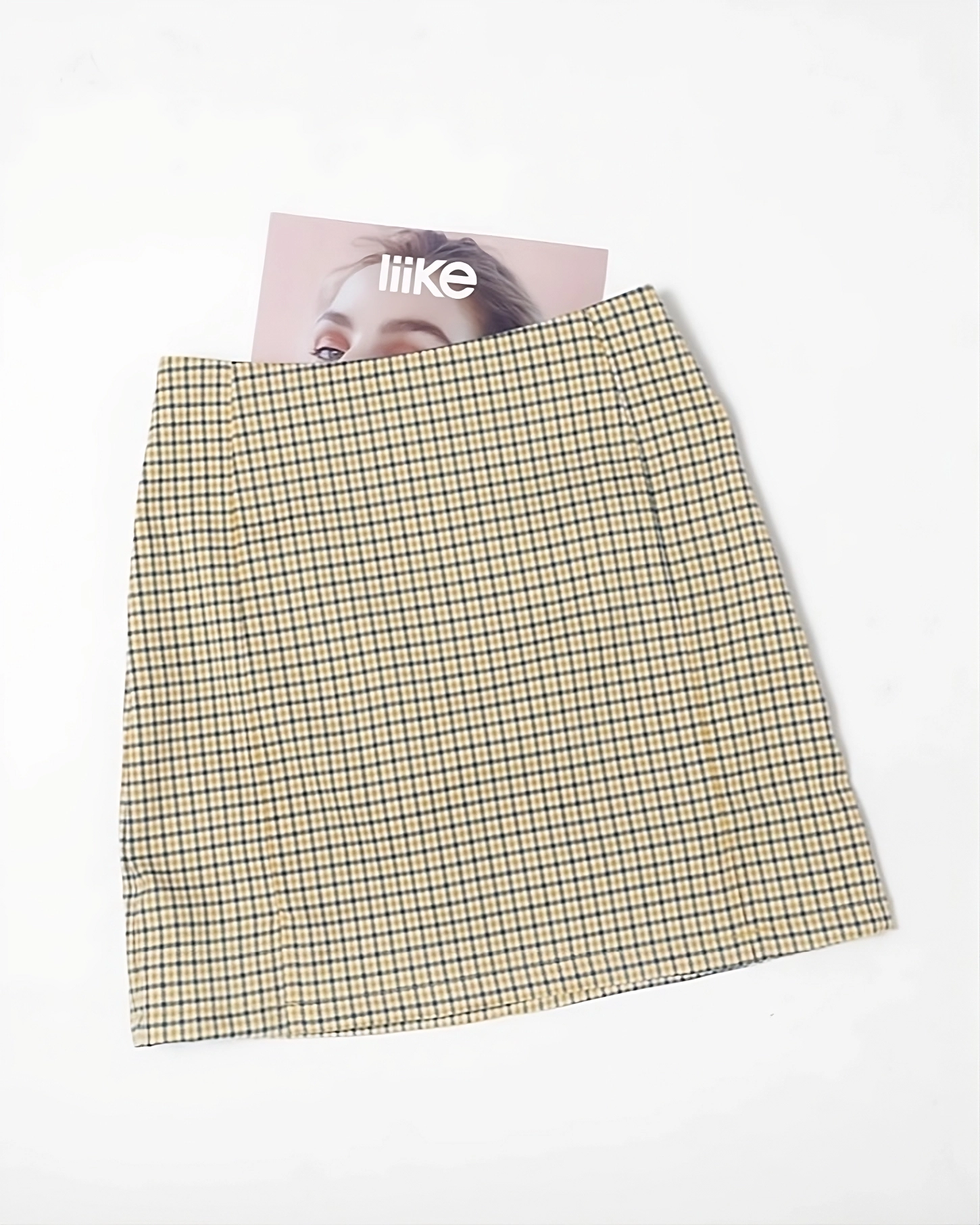 Yellow Plaid A-Line Skirt | Yiren - Everglow - Fashion Chingu