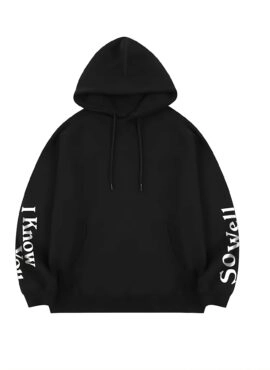 Black I Know You So Well Hoodie | Bangchan – Stray Kids
