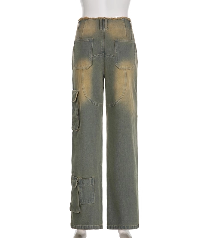 韓国商品/THREE TIMES Jenna cargo pants SSD Jenna Cargo Pants Black