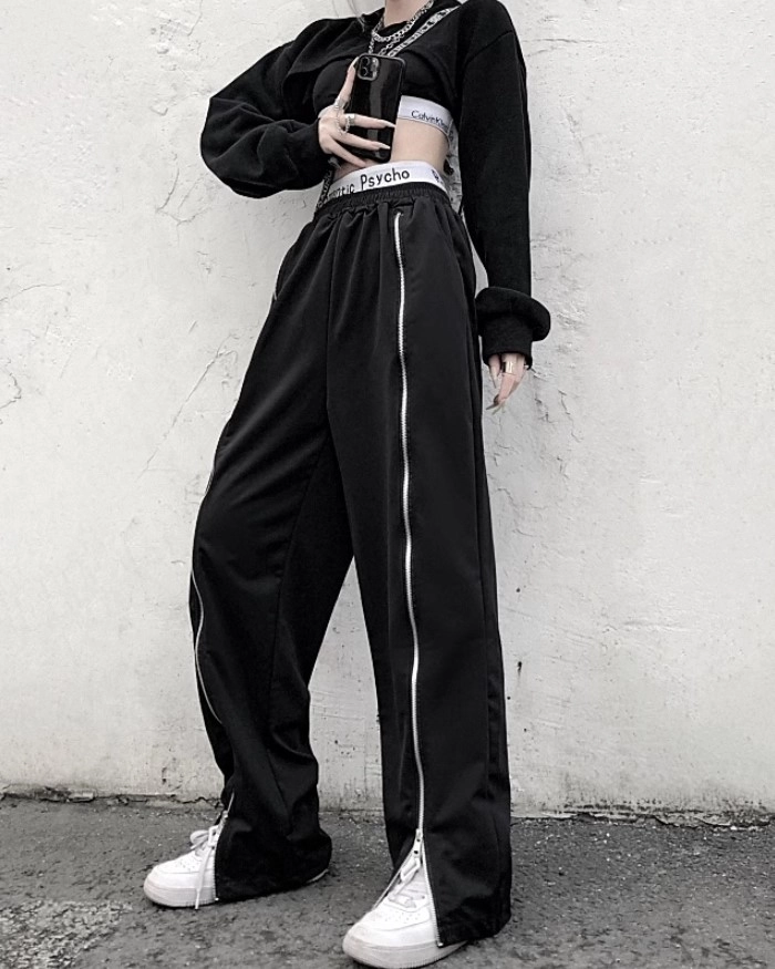 YUTHENTIC ♥ line casual zip-up jumper /追跡付 Apparel – Just2Nice
