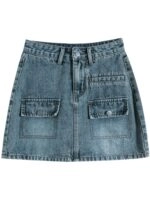 MALION vintage♢2way denim long skirt MALION vintage♢2way denim long skirt