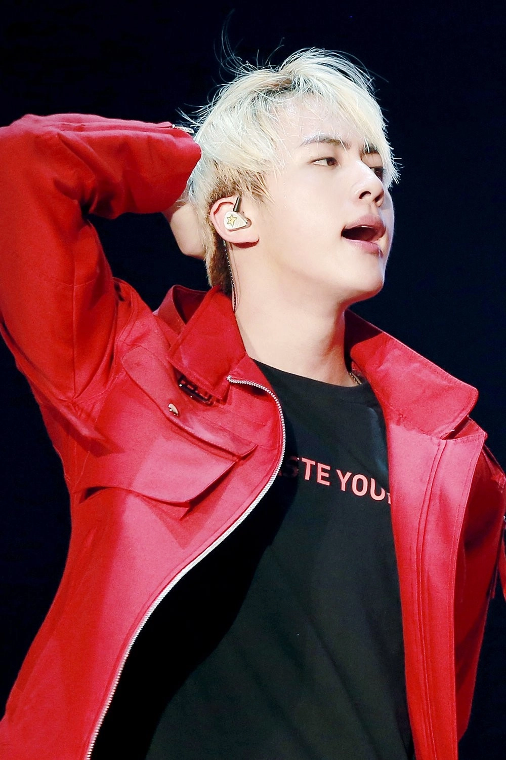 新品　JIN BTS S/S T-SHIRT (BLACK) JINサイズ BTS Jin , 92 SEOKJIN back - Bts - T-Shirt | TeePublic
