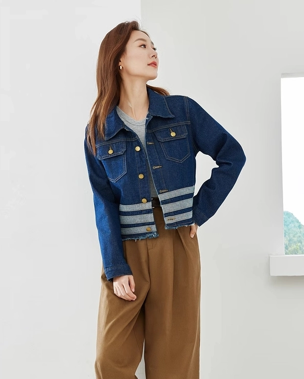 HIRUNE　SISE　Balloon Denim Jacket NAVY nbrmenssept102025keariamecomm-