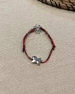 【ONE ENOUGH】BTS SUGA 着用★ RED SILVER BALL BRACELET ONE ENOUGH】BTS SUGA 着用☆ RED SILVER BALL BRACELET (ONE