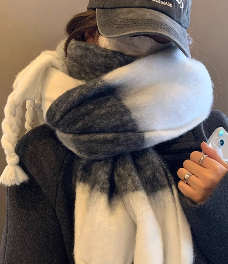 小物 sacai / BELTED KNIT SCARF SACAI | WOOL MOHAIR KNIT DRESS