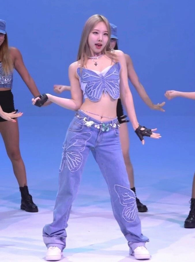 Blood Butterfly Blue Skirt 再構築デニム Denim Butterfly Pants – FITH ONLINE STORE