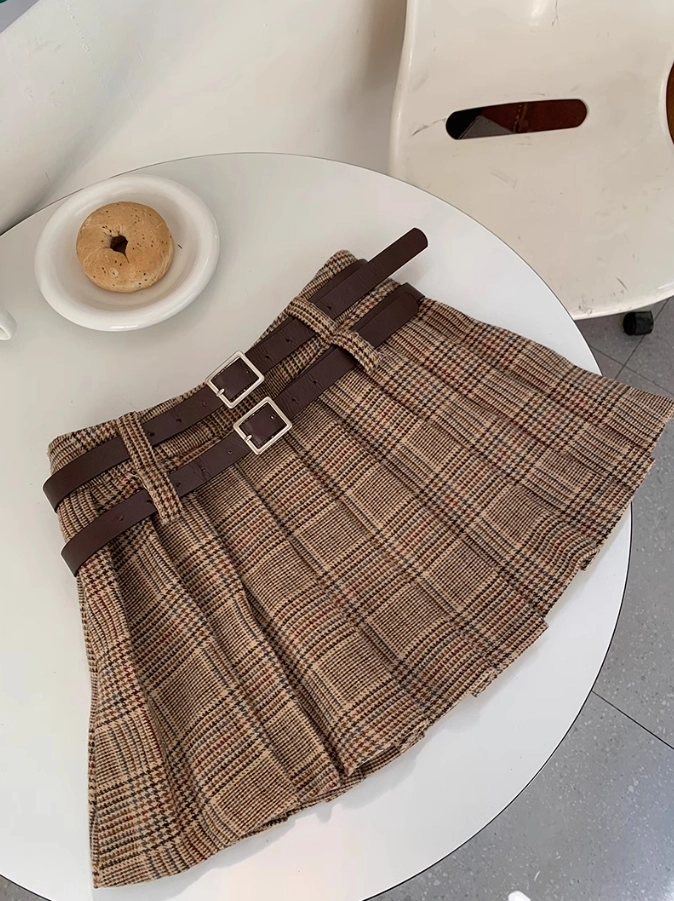 【WOOHWA】DOUBLE MIXED CHECK SKIRT cove_skirt-duo_check.png?v=