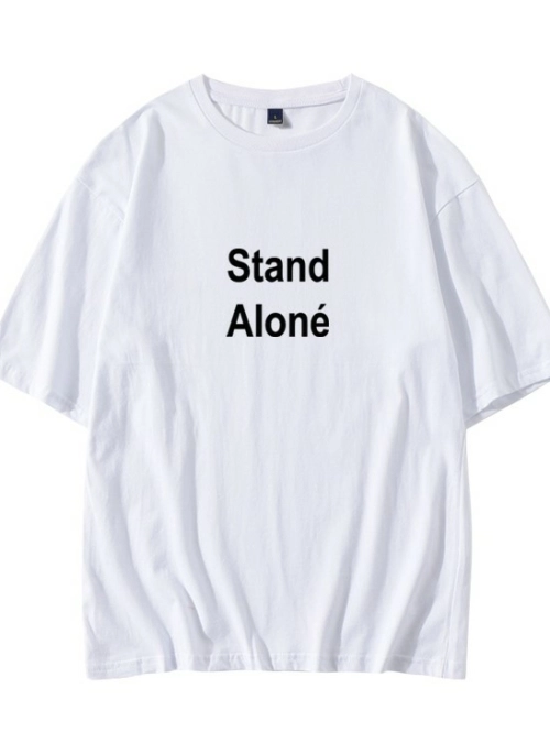 White Deep V-Neck T-Shirt | Jungkook - BTS - Fashion Chingu