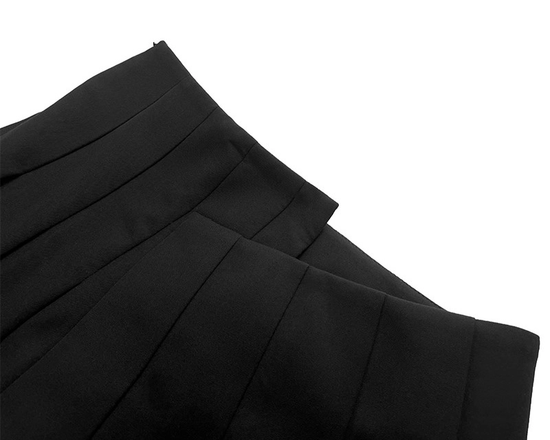 Black Pleated Skirt With Bow Detail | Yuqi - (G)I-DLE