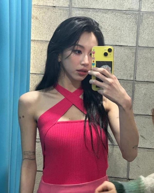 韓国 キャミ ストリング [SETUP-EXE] STRING HALTER NECK TOP YFANG Women's Sexy Halter Deep V Neck Crop Tank Top Stretchy