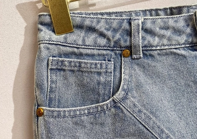 Blue Denim Micro Shorts | Yunjin - Le Sserafim - Fashion Chingu