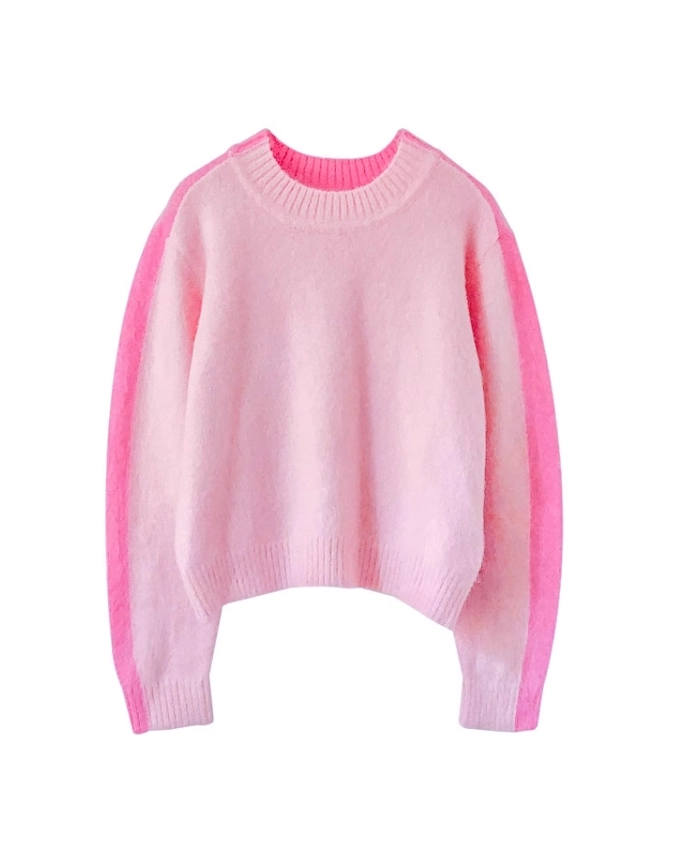 トップス andmary Frida knit set pink beige ANDMARY】Frida knit set