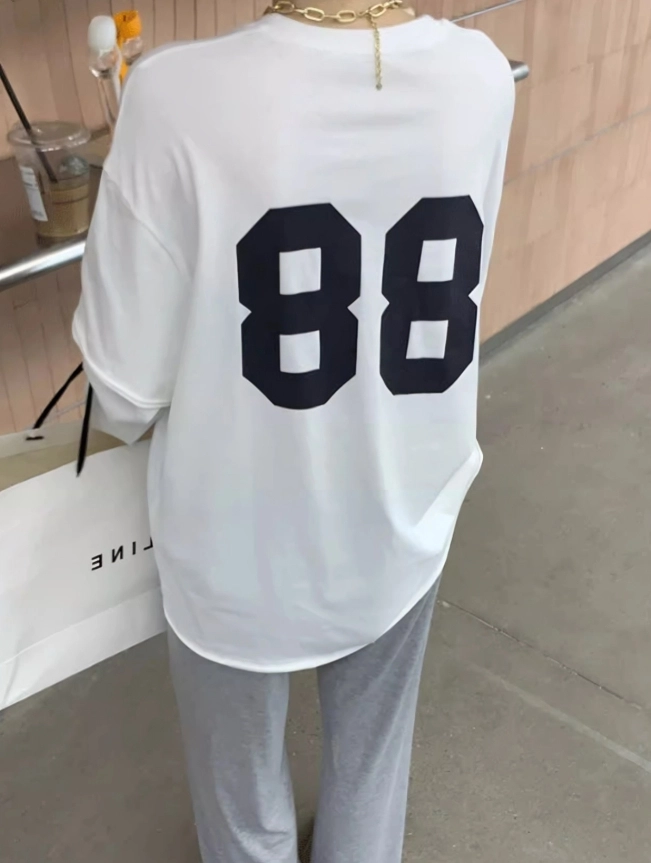 White 88 Long Sleeves T-Shirt | Hyunjin - Stray Kids