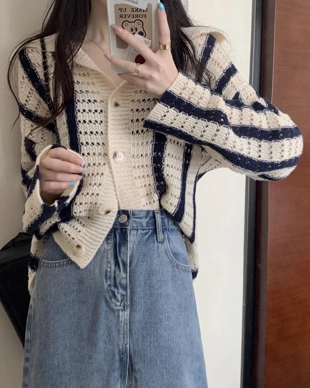 極美品 2024SS ナゴンスタンス knit college cardigan Amy – Cocoknits
