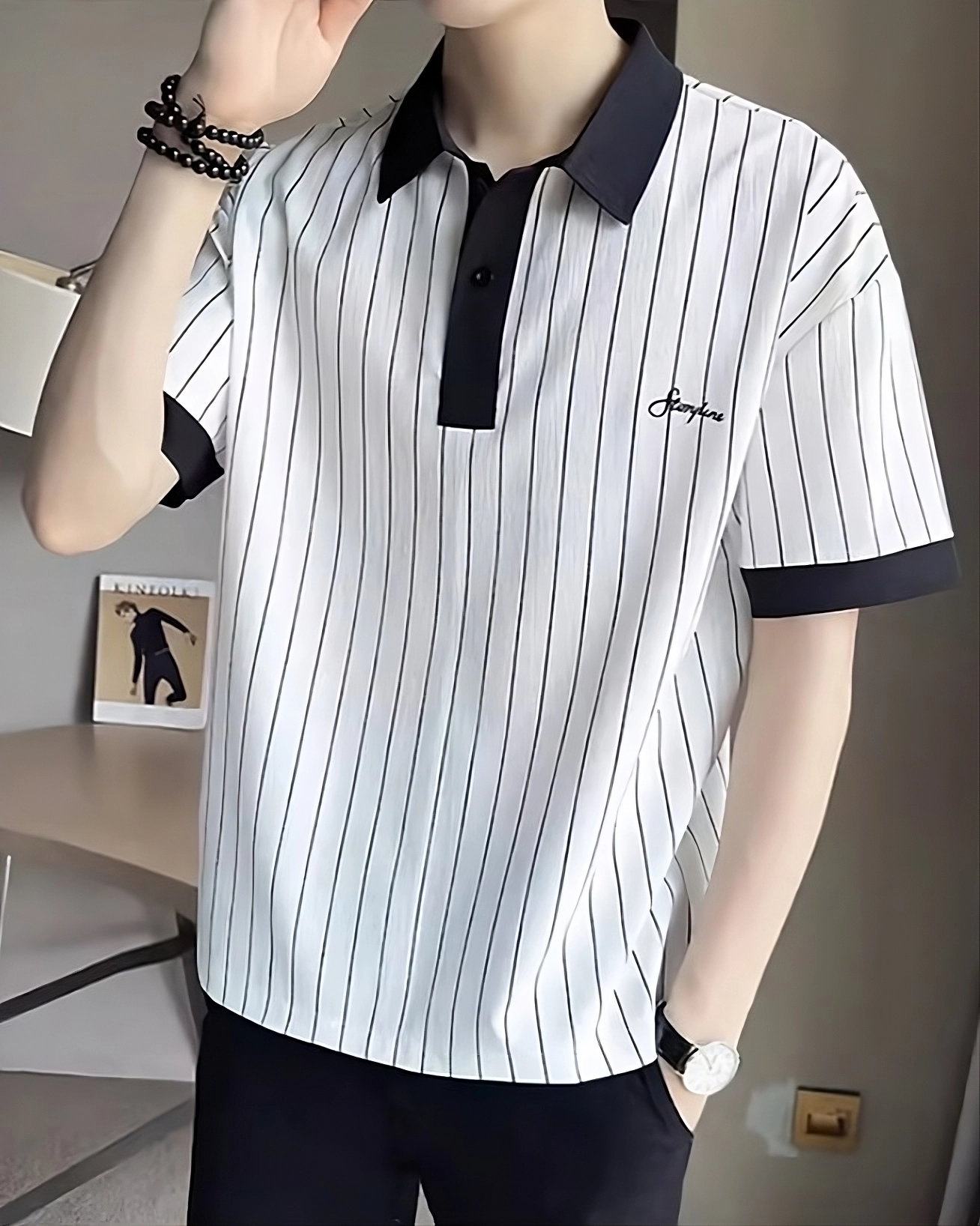 トップス stripes for creative BIG POLO Stripes For Creative - BIG SS POLO | NAVY | Stripe Online Store