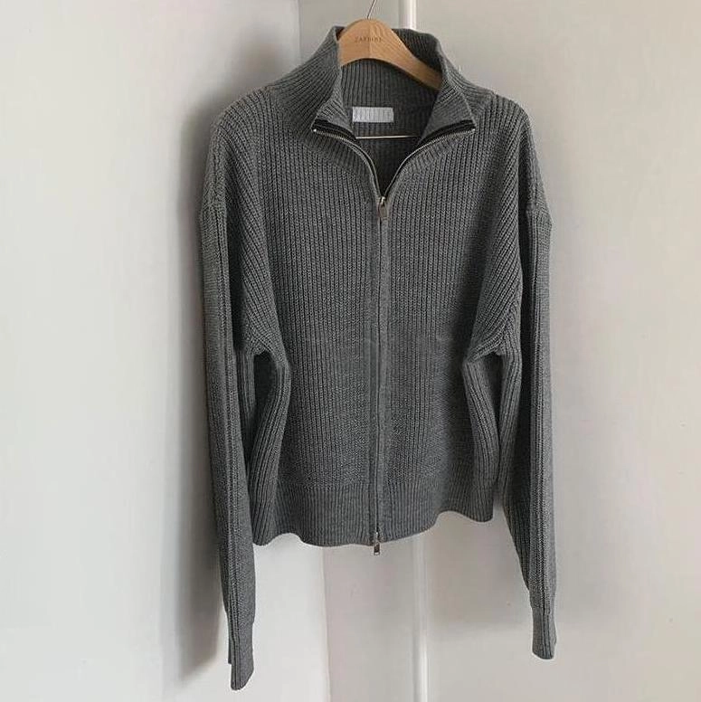 SEVENTEEN ピケット　DK Beige Front Pocketed Jacket | DK - Seventeen - Fashion Chingu