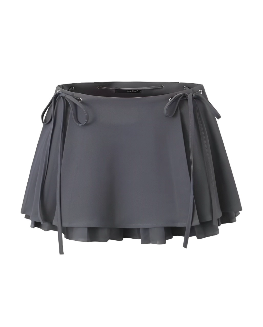 White Drawstring Ribbon Skirt | Hyuna - Fashion Chingu