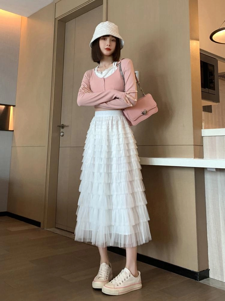 スカート ROUGHNECK Lace Tutu Pants Skirt White MUSINSA | ROUGHNECK Lace Tutu Pants Skirt White
