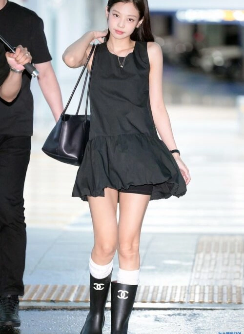 White And Black Layered Ruffle Mesh Sling Dress | Jennie
