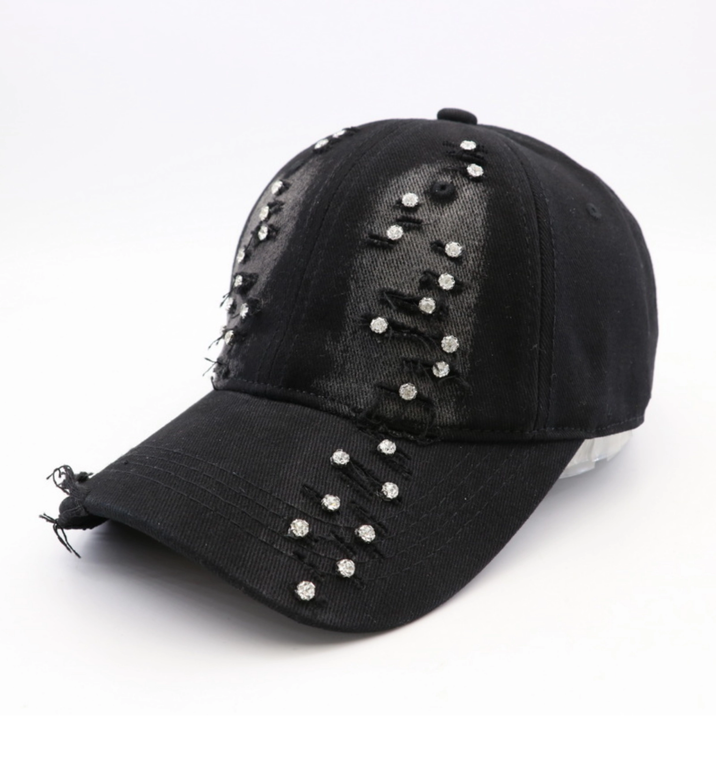 Black Crystal Embellished Cap | S.Coups - Seventeen