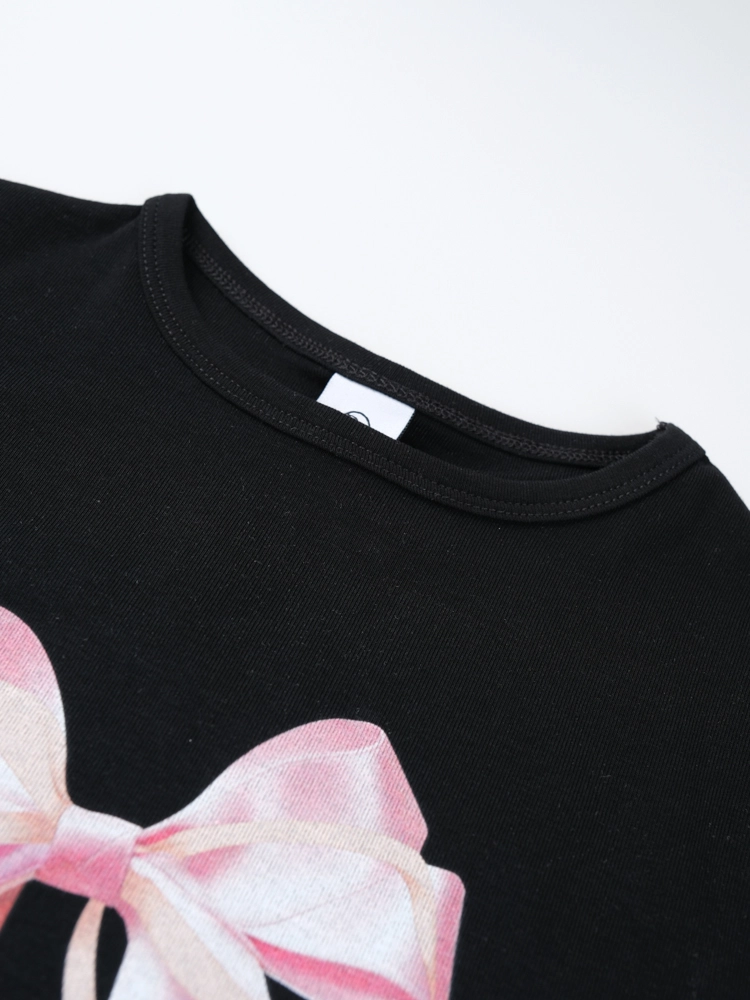 Tシャツ・カットソー RONRON KNOT RIBBON SLIT LONG SLEEVE BLACK W's Repeat Merino Long Sleeve – Janji
