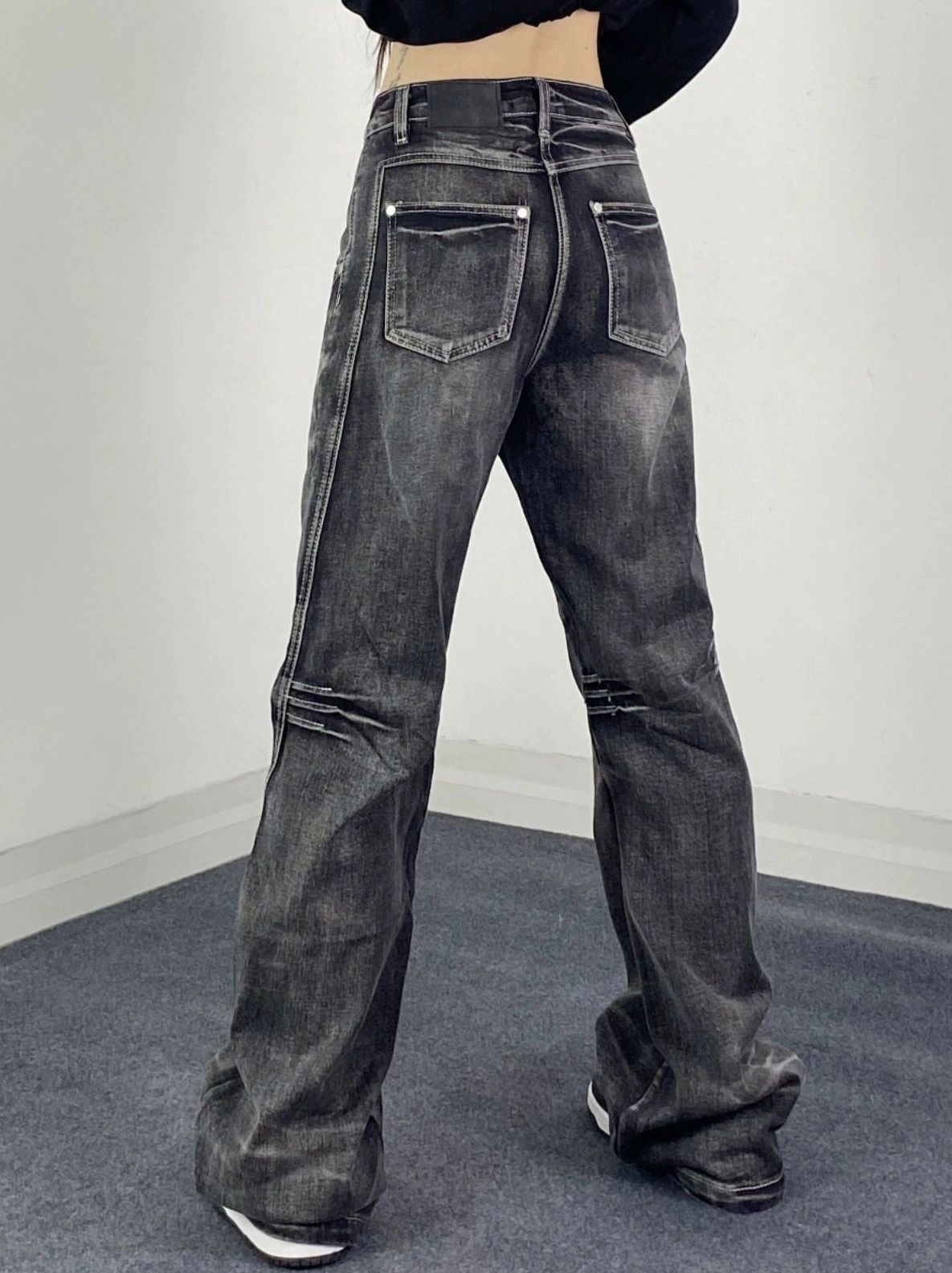 【EEUN】Karina Bootcut Pants karenkane_2024_winter_L71505_B