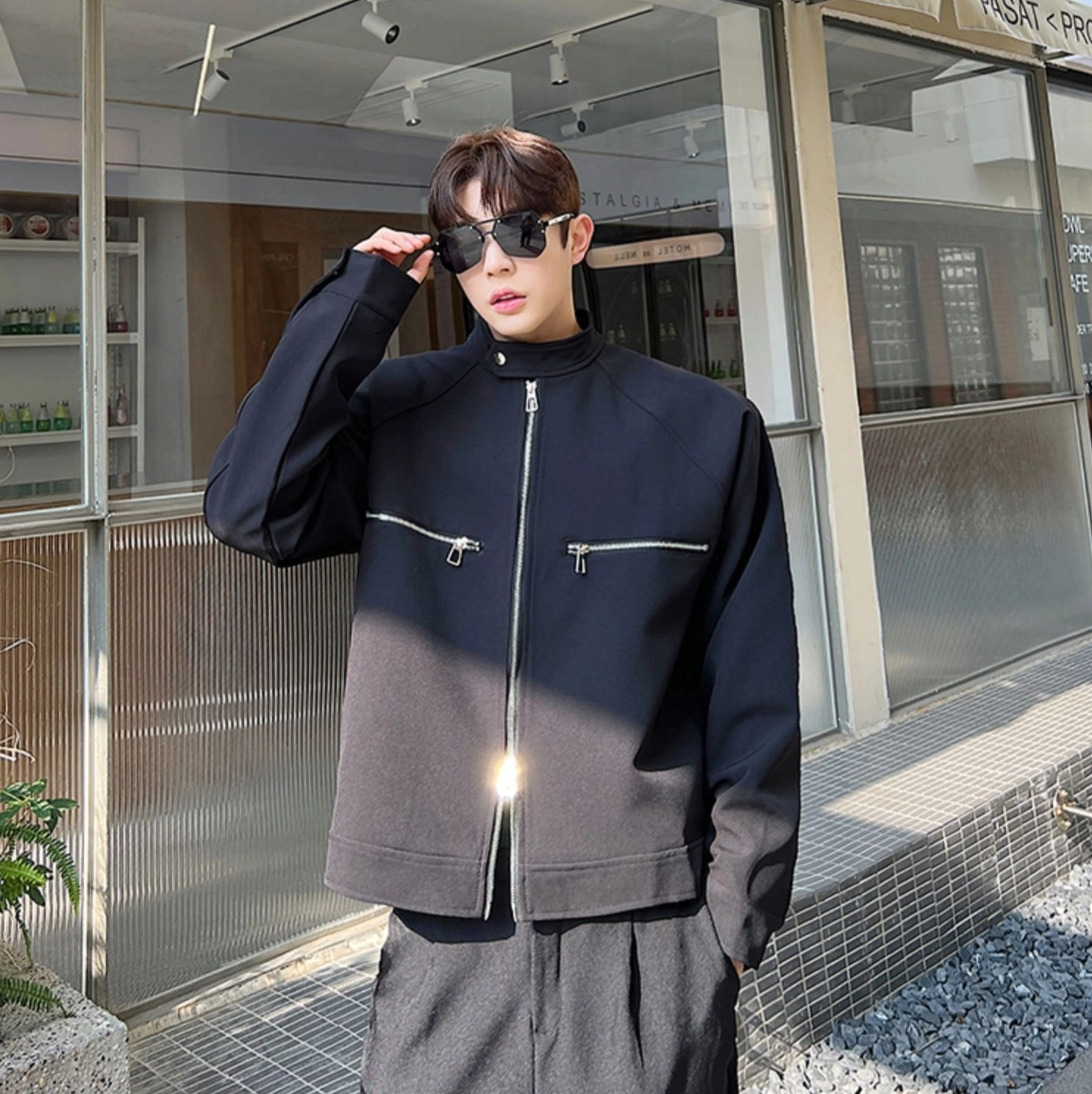 SKIING FLEECE HOODIE JACKET-BLACK☆韓国俳優ハンソヒ着用☆ Open YY - SKIING FLEECE HOODIE JACKET | HBX - Globally