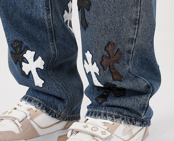 パンツ S symbol denim1 chrome-hearts-levis-517-black-