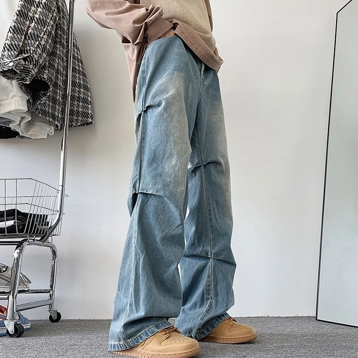 ☆StrayKids☆FLAVORISM☆CUT-OFF BLEACH WASHED DENIM PANTS ☆StrayKids☆FLAVORISM☆CUT-OFF BLEACH WASHED DENIM PANTS