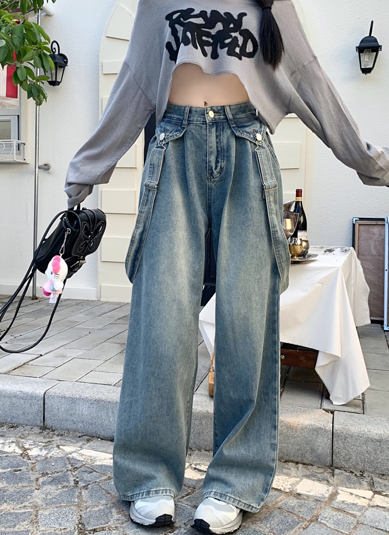 Cut Jeans New Trendy Jeans Cut-Line Fashion Fit Boot Cut Jeans - Main Image