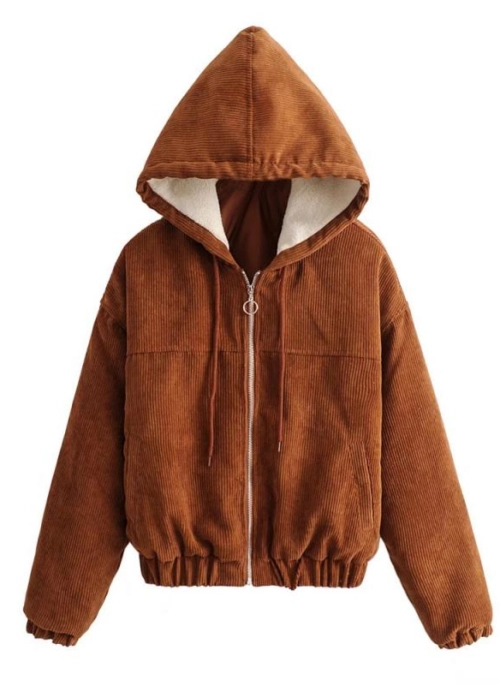 ジャケット・アウター fur hooded corduroy jacket Amazon.com: UHHFUYF Men's Fall & Winter Colorblock