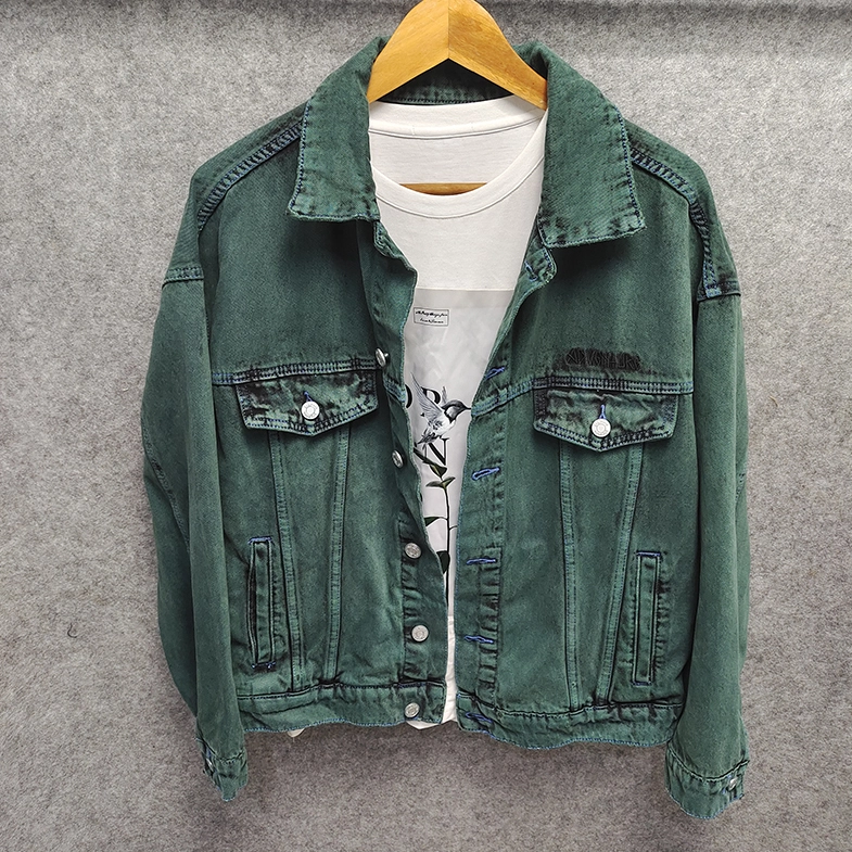 Green-Collared-Denim-Jacket-