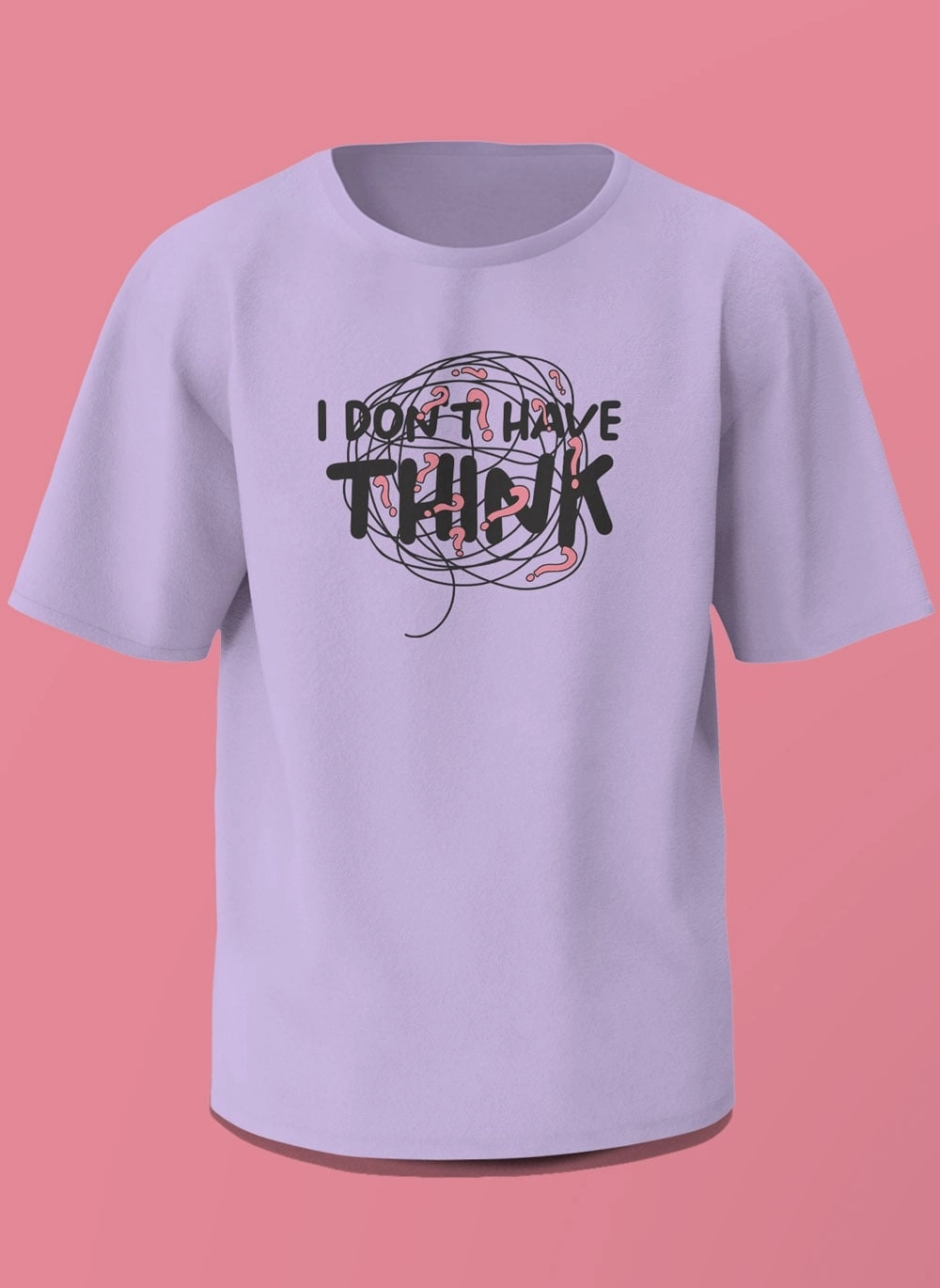 Jin's Classic “I Don't Have Think” Meme Shirt - Fashion Chingu