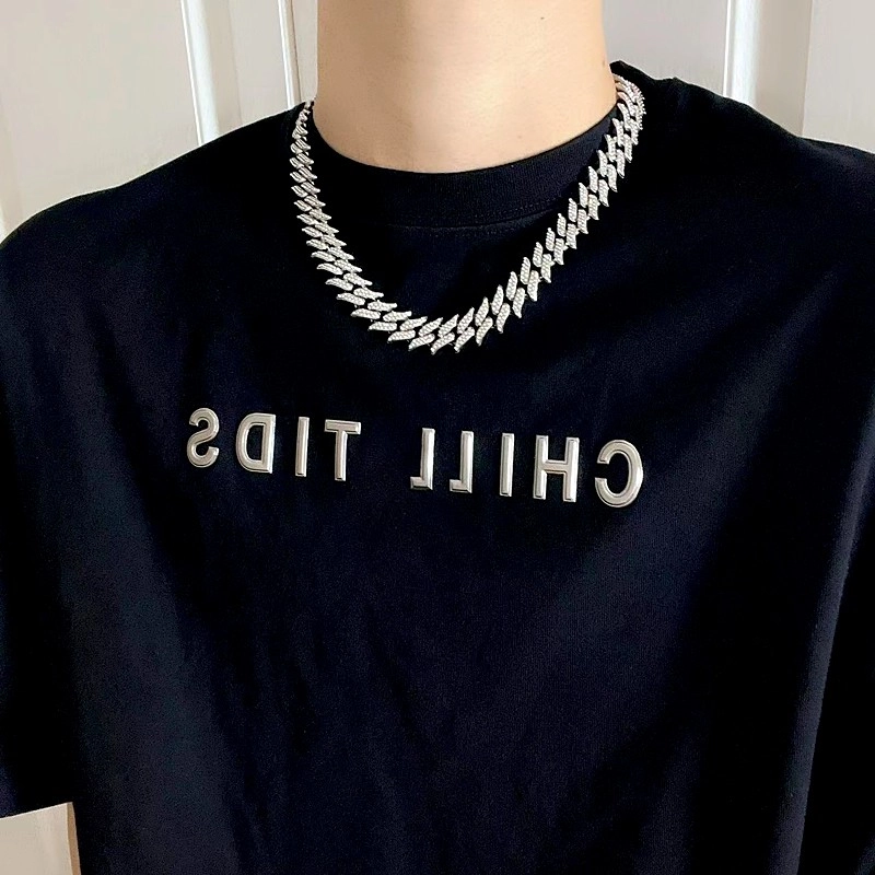 [WOOALONG]★24SS★韓国人気★Mellow necklace Unique 10K Two Tone Multi Color Gold Diamond Cut XOXO Choker