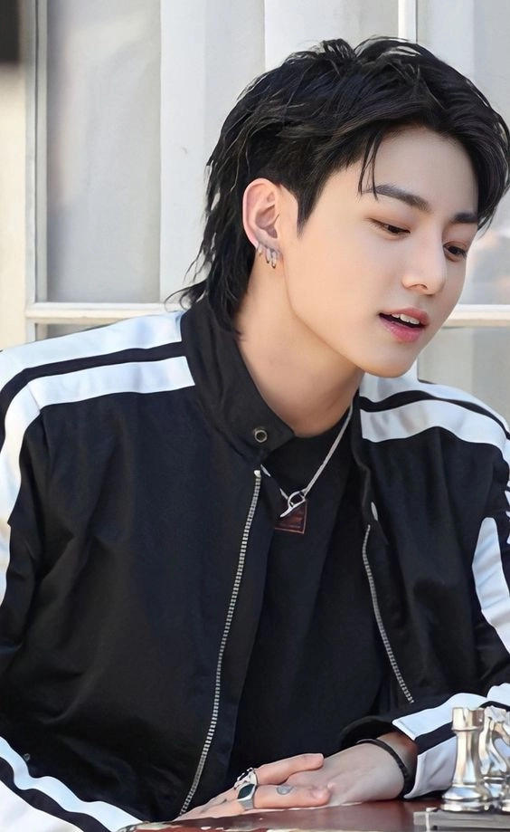 HARANG★BTS ジョングク着用★Silver Chain Necklace Silver 925 BTS Jungkook Inspired Seven Necklace, Punk Style Necklace