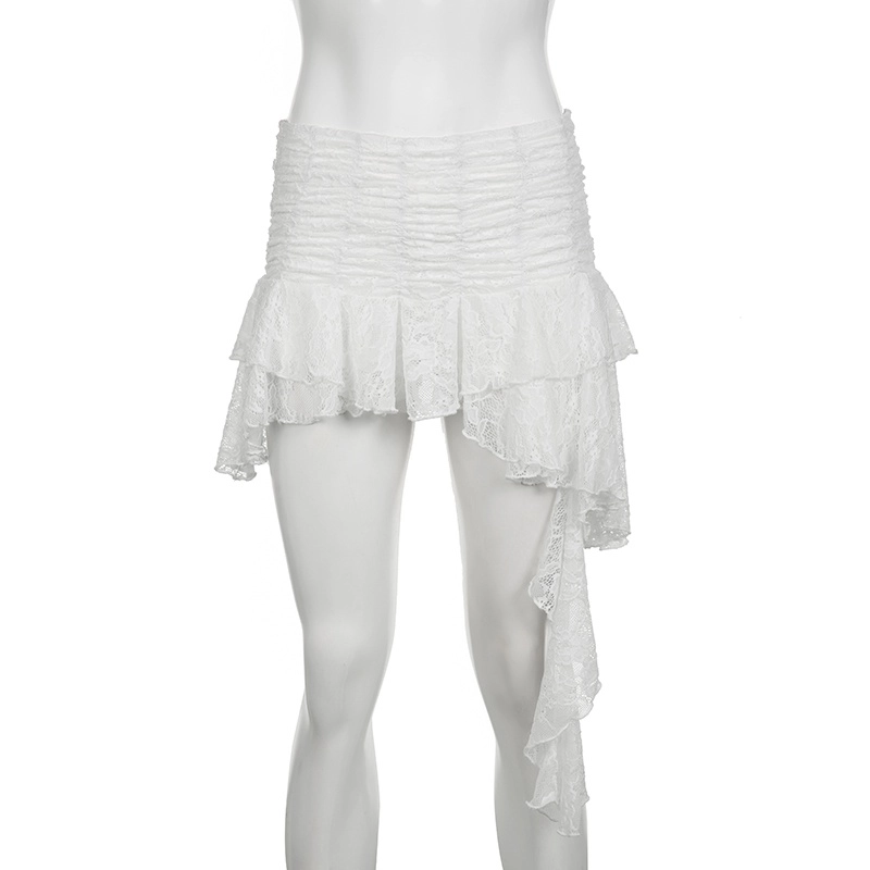 (G)I-DLEミヨン着用[YUSE] STRING POINT LAYERED MINI SKIRT G)I-DLEミヨン着用[YUSE] STRING POINT LAYERED MINI SKIRT