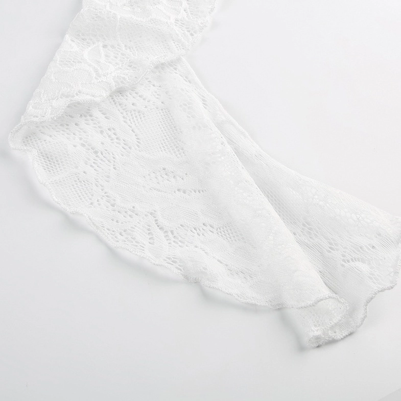 White Irregular Layered Lace Skirt | Yuna - ITZY - Fashion