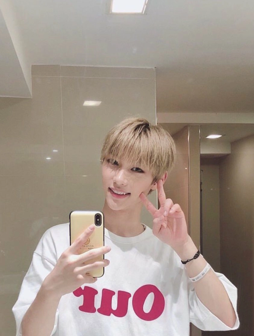 White 'Our' Printed T-Shirt | Felix - Stray Kids - Fashion