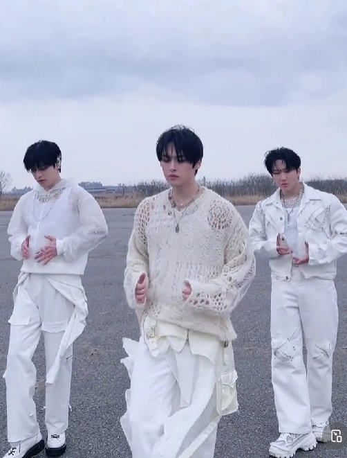 Beige Multi-Pattern Hollow Knitted Sweater | LeeKnow