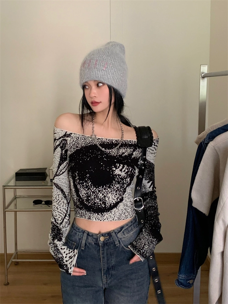 トップス Mew frill tops black andmary ANDMARY】Mew frill tops