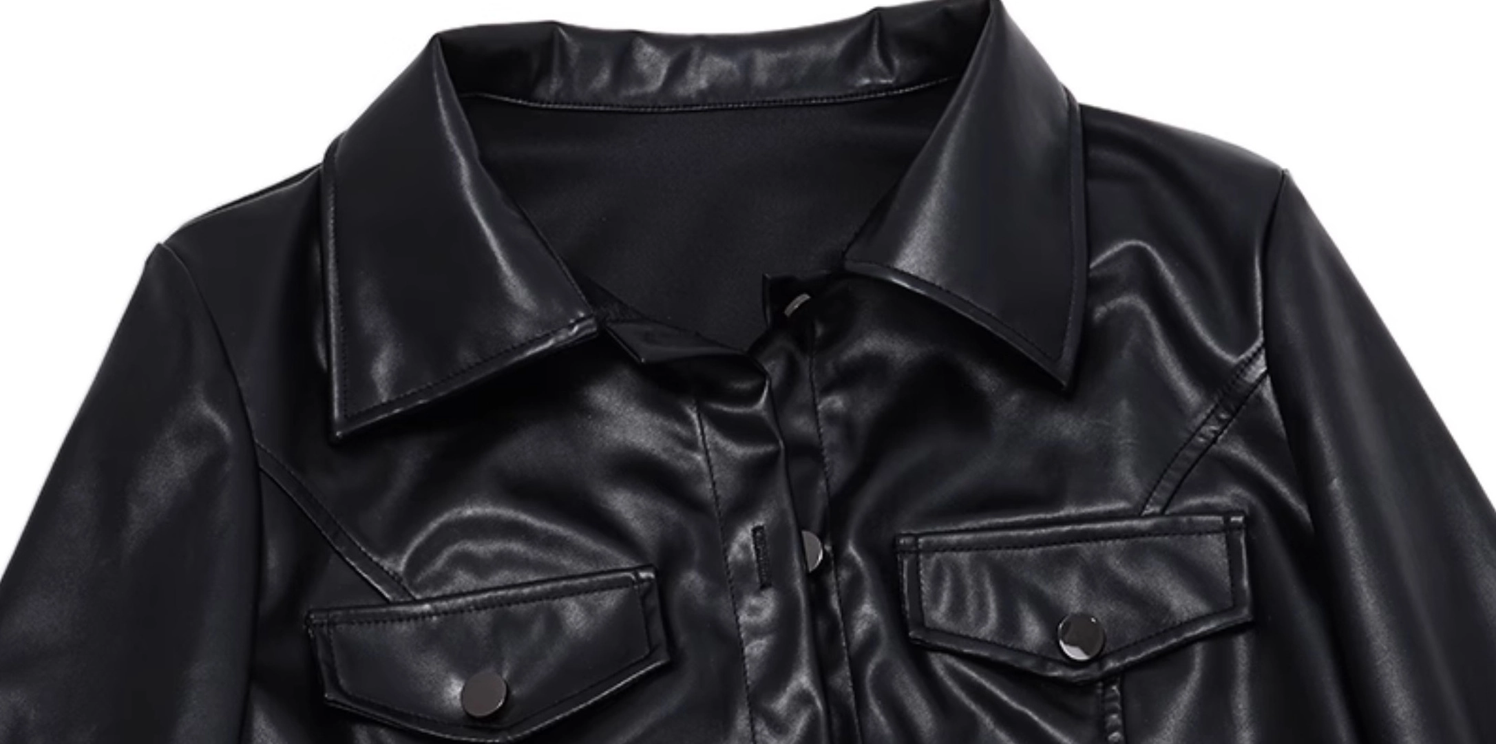 ジャケット・アウター FAUX LEATHER BLOUSON FAUX LEATHER ZIP UP ブルゾン(505572494) | スライ(SLY) - d
